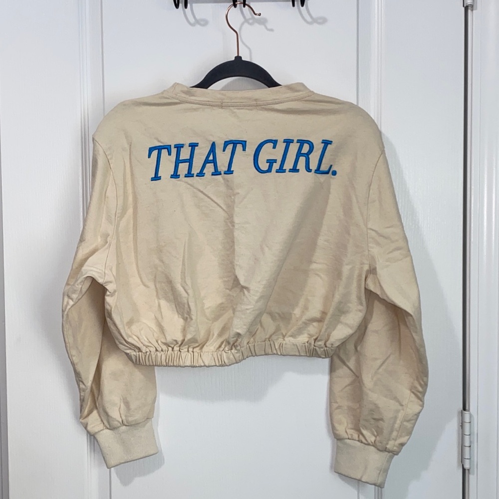 Minaa Monroe "That Girl" Long‎ Sleeve Crop Top